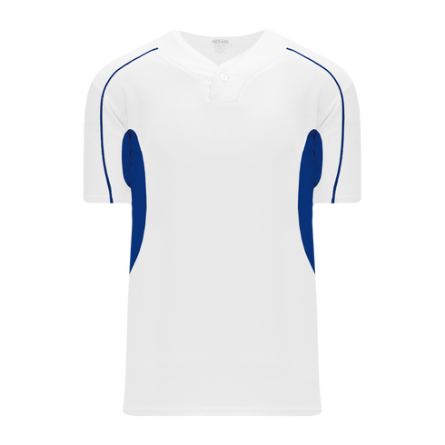 Athletic Knit One Button Pro Placket Baseball Jersey with Underarm Inserts (BA1745)